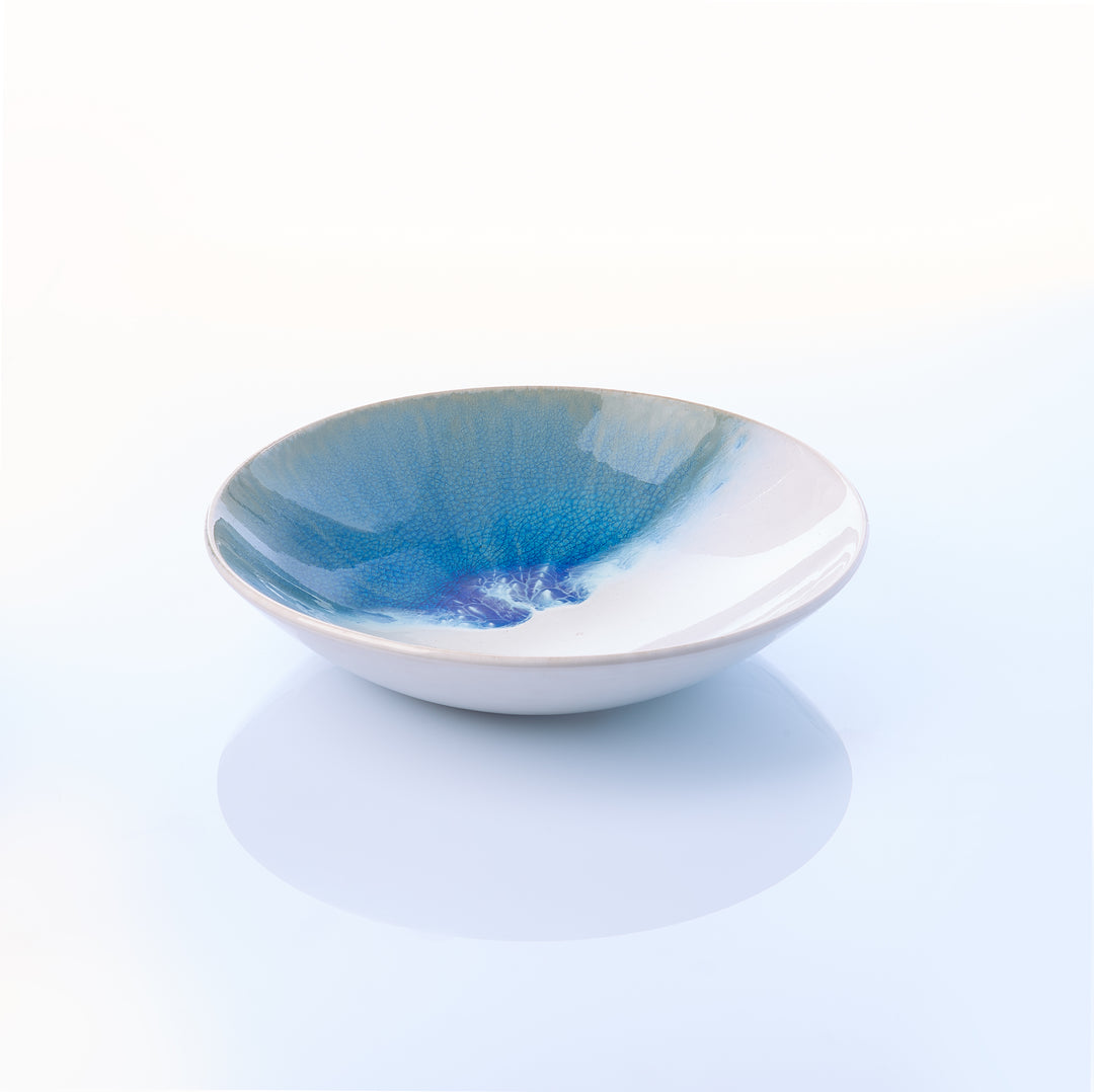 EBB & FLOW | Pastateller | blau - SeaRâmica