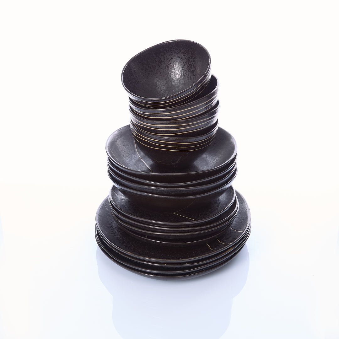ART OF STONE | Pastateller | black - SeaRâmica