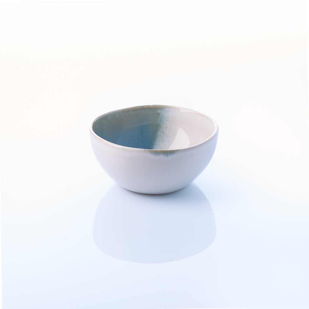 EBB & FLOW | Dipschale | blau - SeaRâmica