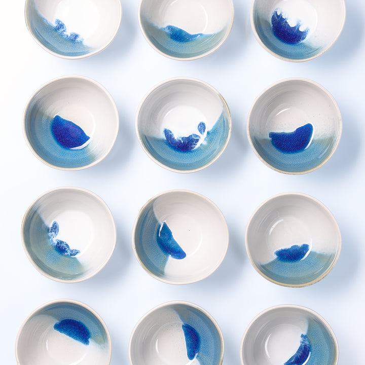 EBB &amp; FLOW | Dipschale | blau - SeaRâmica