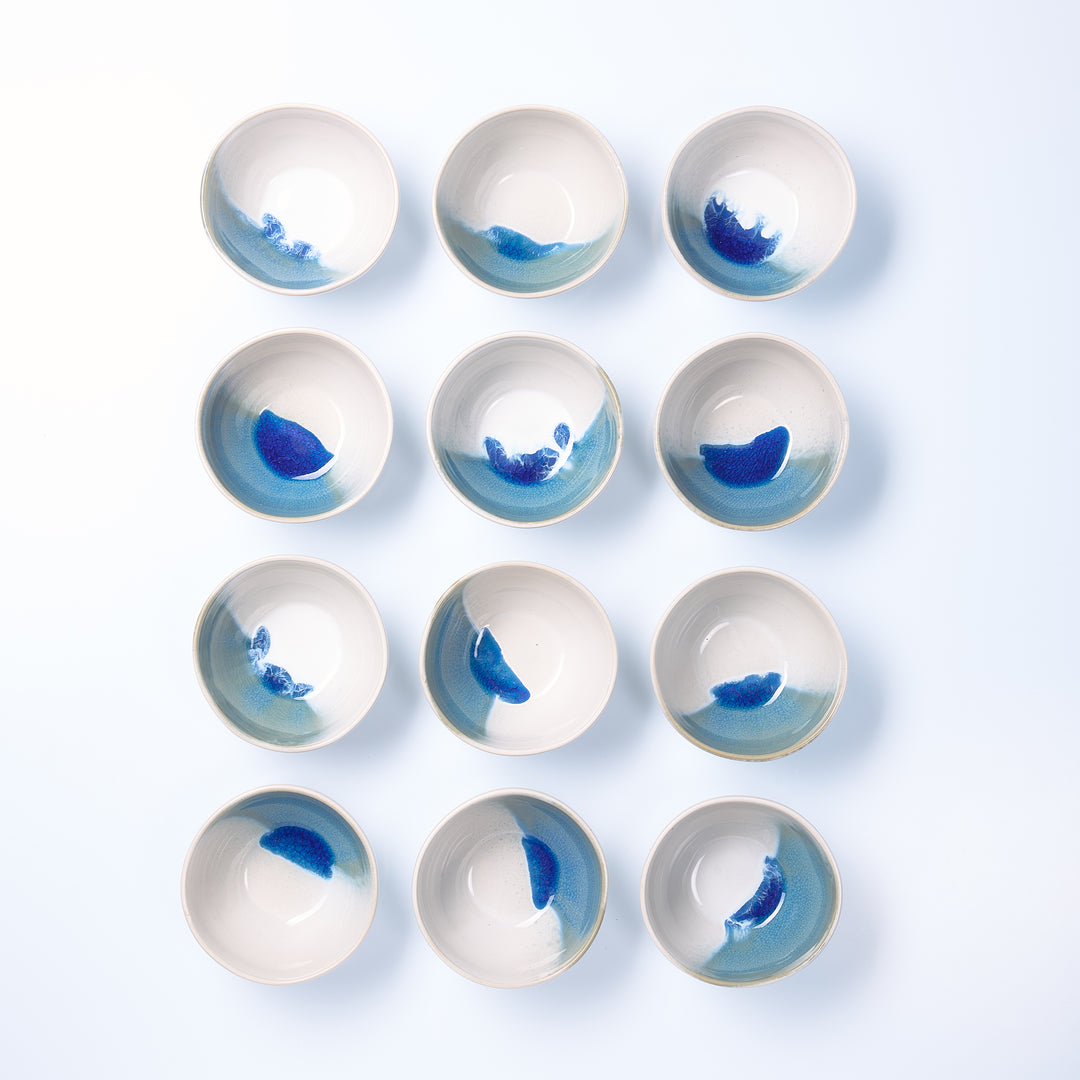 EBB &amp; FLOW | Dipschale | blau - SeaRâmica