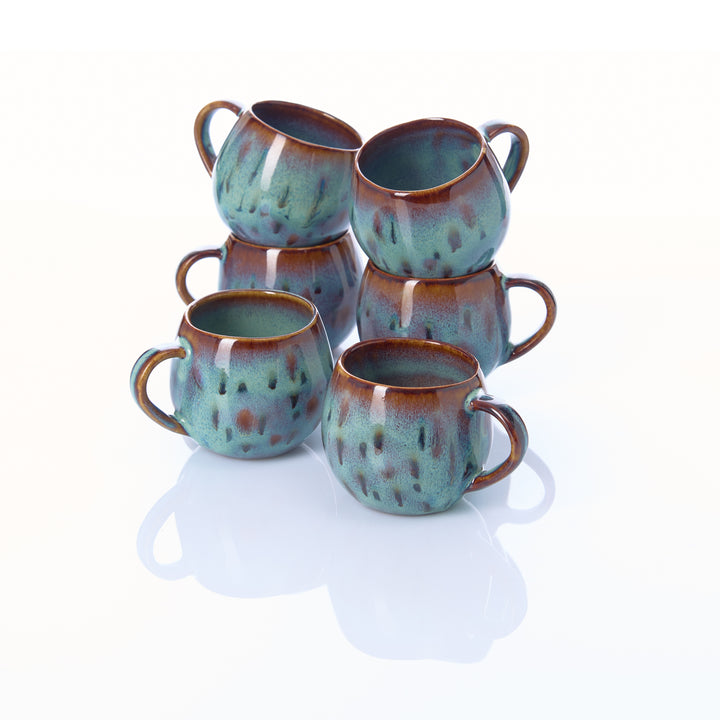 Espressotasse | MYSTIC FISH blau - SeaRâmica