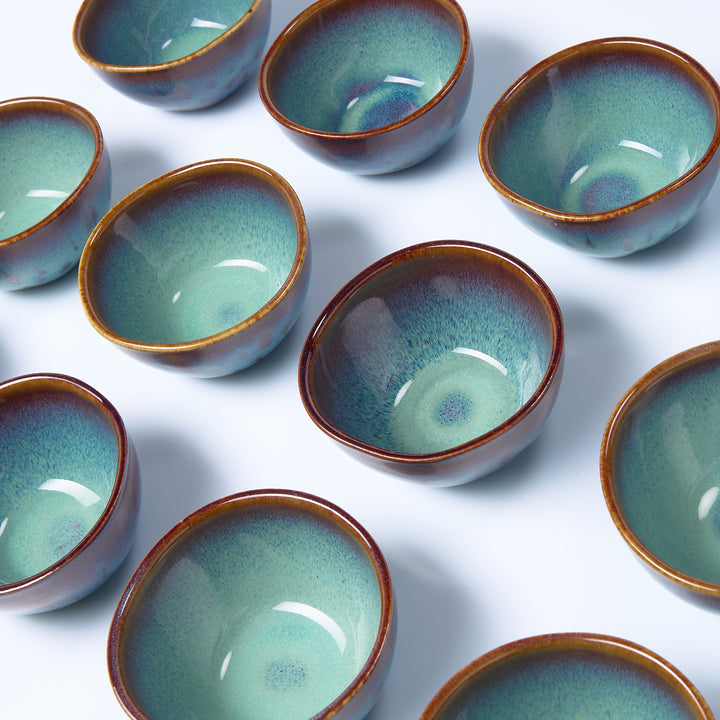 MYSTIC FISH | Mini-Dipschale | blau - SeaRâmica