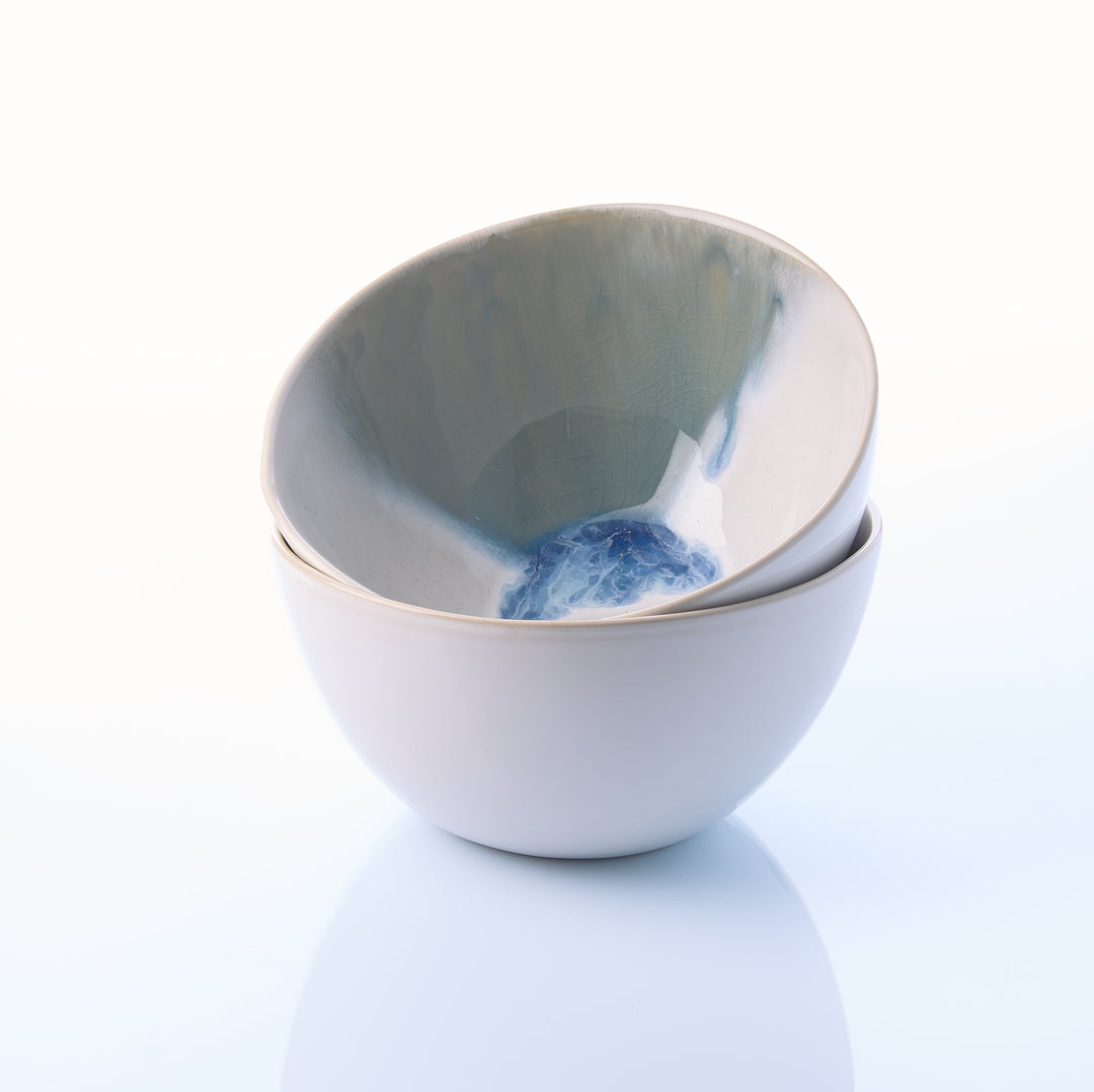 EBB &amp; FLOW | Müslischale groß | blau - SeaRâmica