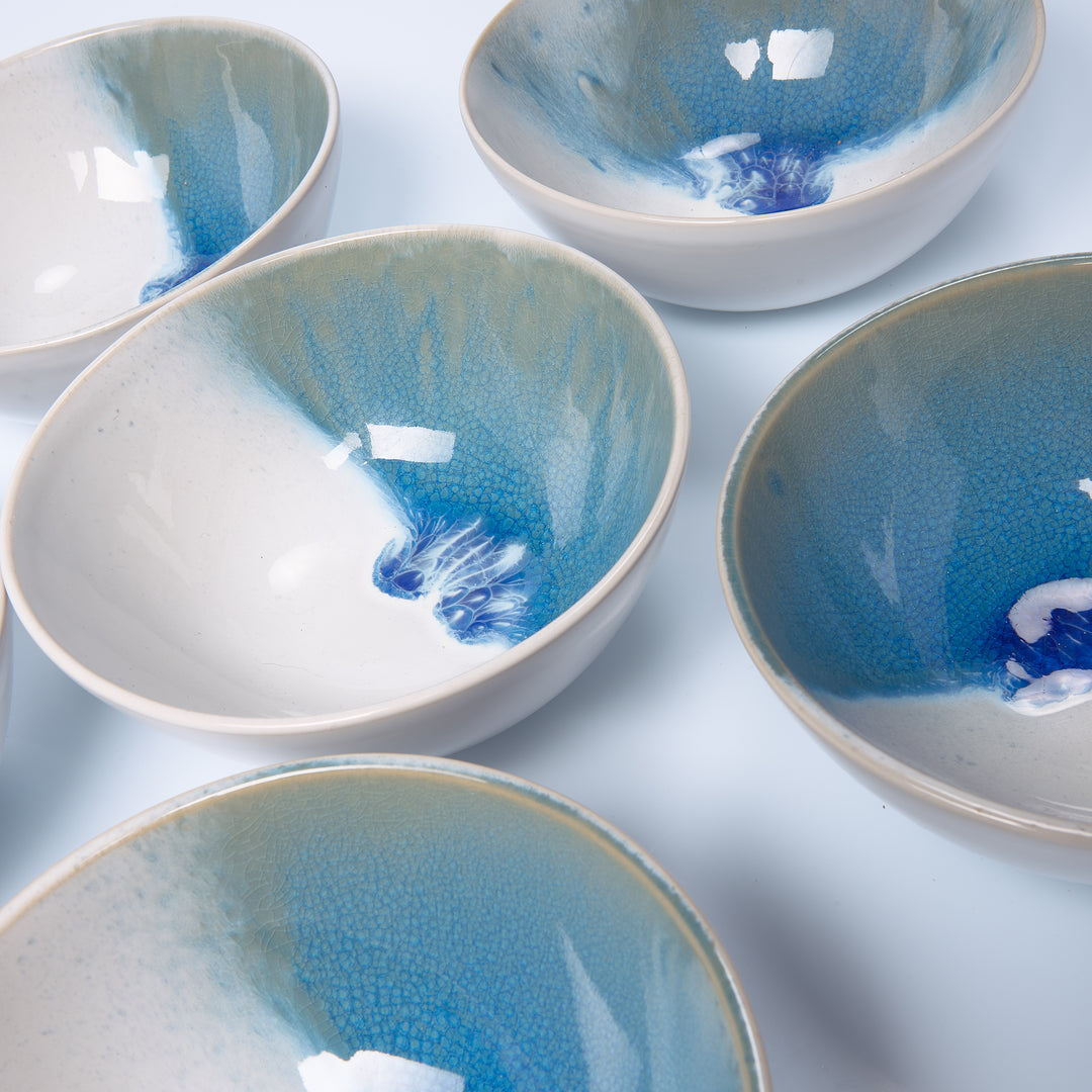 EBB &amp; FLOW | Müslischale klein | blau - SeaRâmica