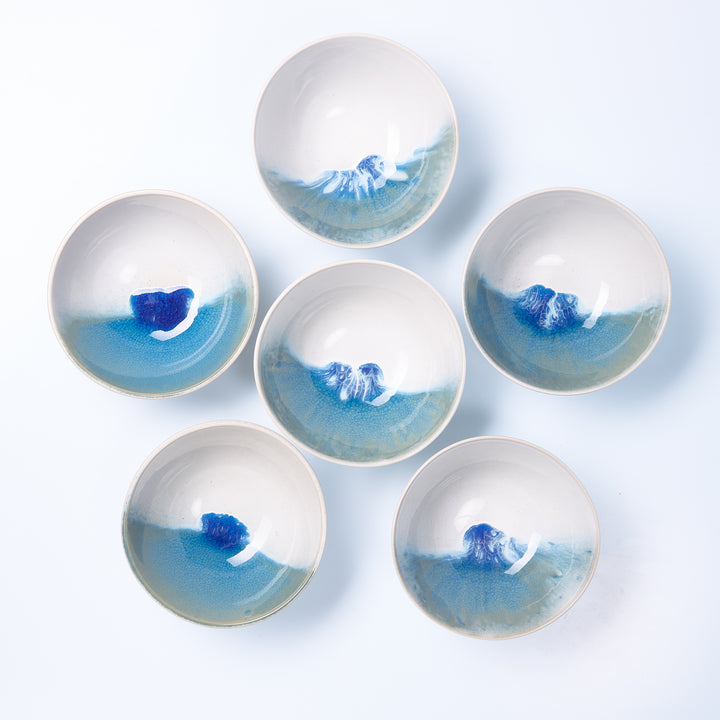 EBB &amp; FLOW | Müslischale klein | blau - SeaRâmica