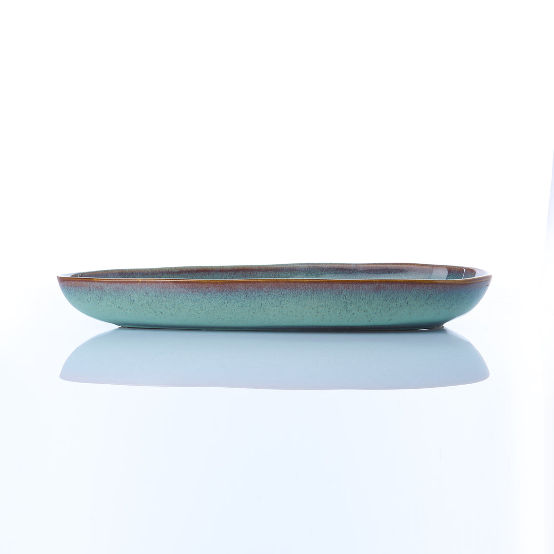 MYSTIC FISH | Servierschale Tropfen groß | blau - SeaRâmica
