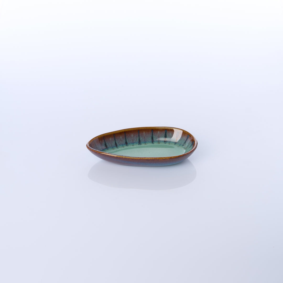 MYSTIC FISH | Servierschale Tropfen klein | blau - SeaRâmica