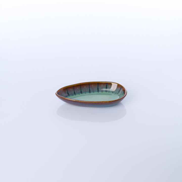 MYSTIC FISH | Servierschale Tropfen klein | blau - SeaRâmica