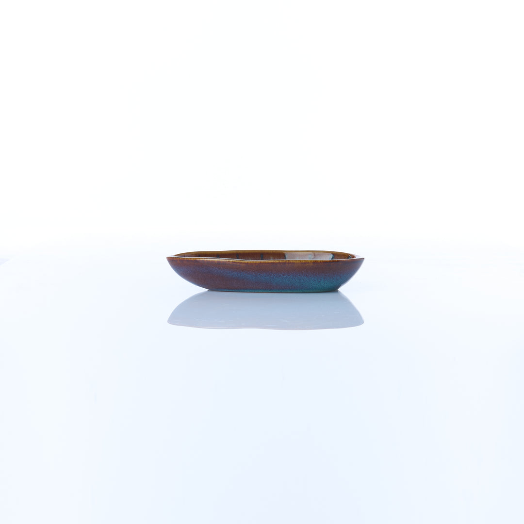 MYSTIC FISH | Servierschale Tropfen klein | blau - SeaRâmica