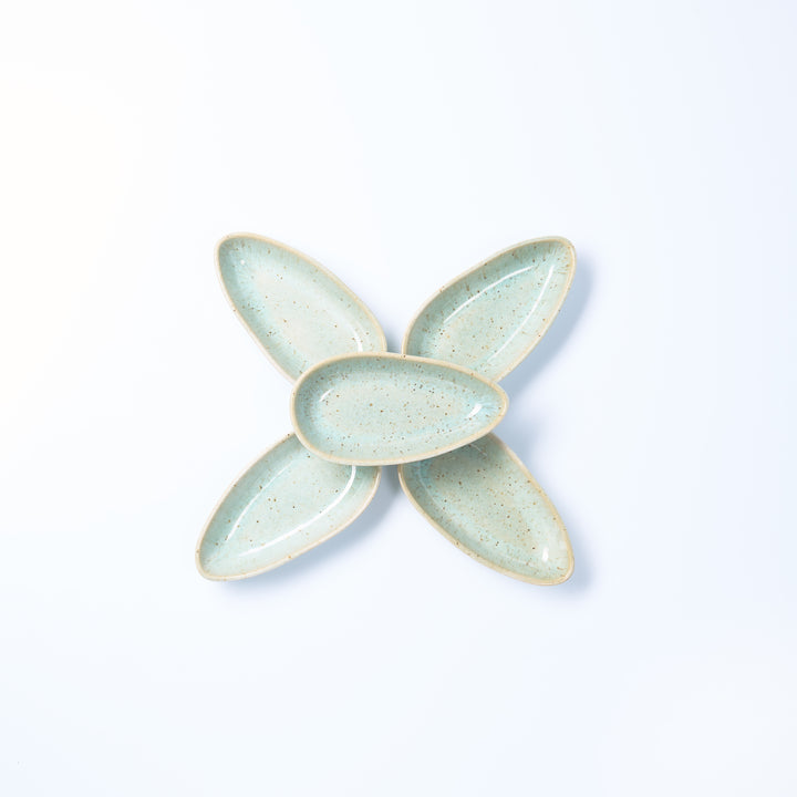 SANDY BEACH | Servierschale Tropfen klein | mint - SeaRâmica