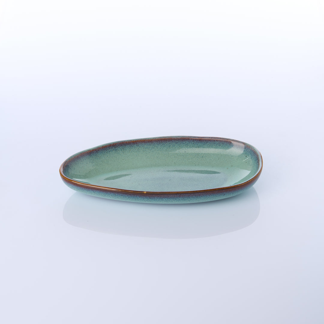MYSTIC FISH | Servierschale Tropfen mittel | blau - SeaRâmica