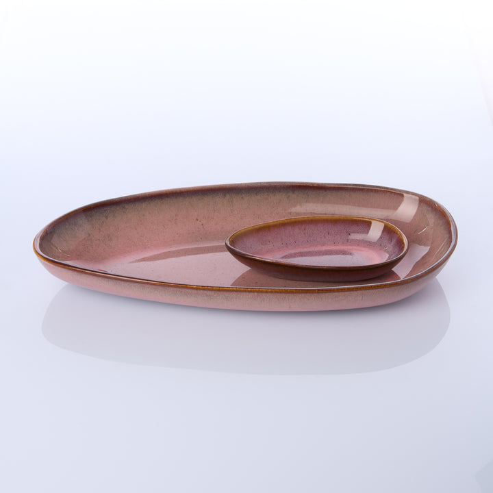 PINK BEACH | Servierschale Tropfen klein - SeaRâmica